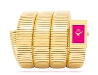 Reloj Wintex Mujer in Acero chapado en oro amarillo SNAKE-FUCSIA - SNAKE-FUCSIA